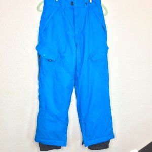 RPZN unisex youth Large ski/snow pants in blue.
